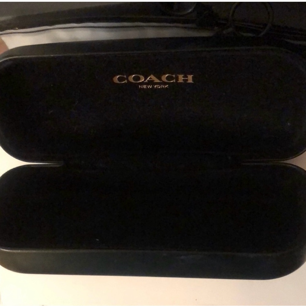 Coach Sleek Black Eyewear Case